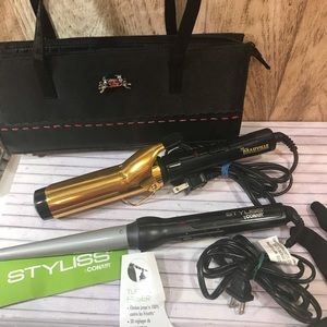 Ensemble de 2 fers à friser